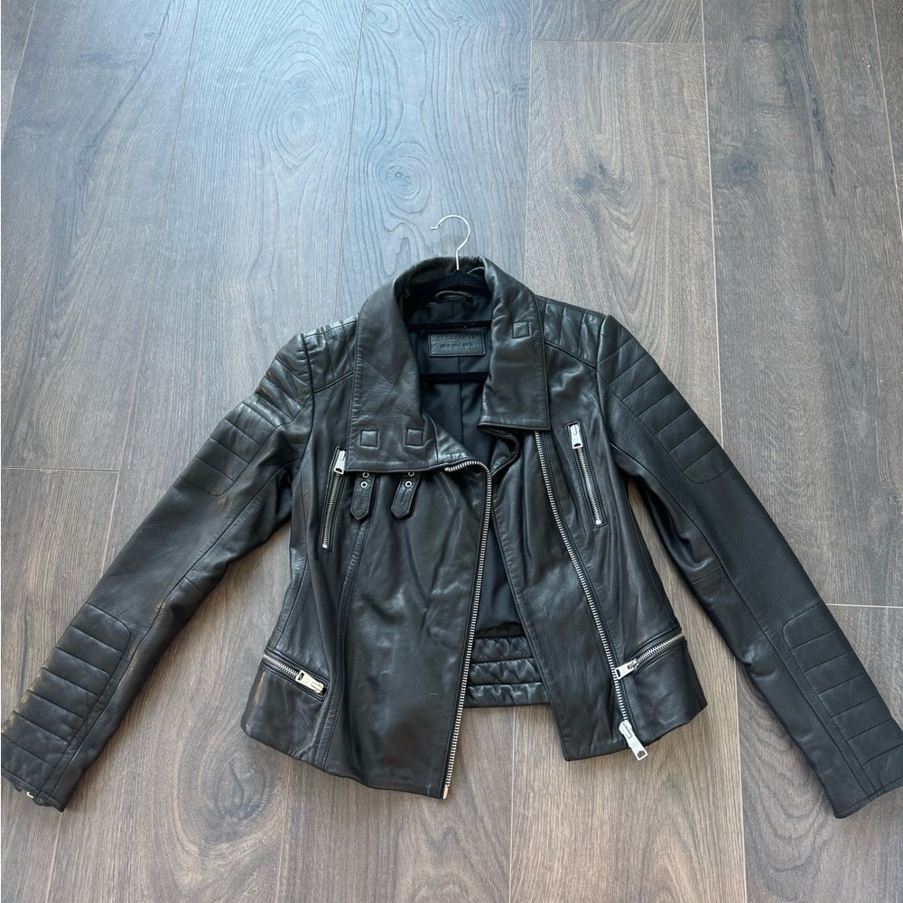 NWOT - All Saints leather jacket - size 4